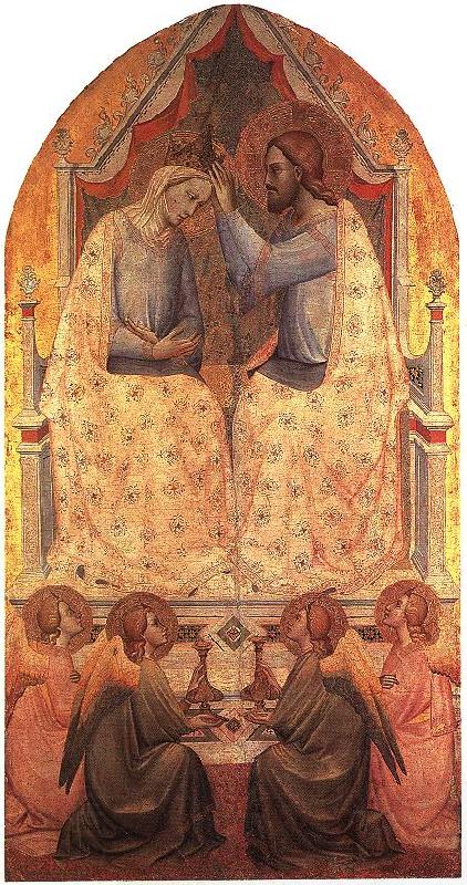 GADDI, Agnolo Coronation of the Virgin sdf oil painting picture